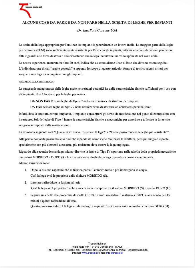 Immagine Info Leghe Per Impianti
